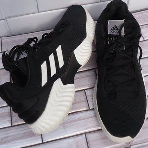 SIZE 8. ADIDAS PRO BOUNCE 2018 LOW 'CORE BLACK' BASKETBALL SNEAKERS SHOES.